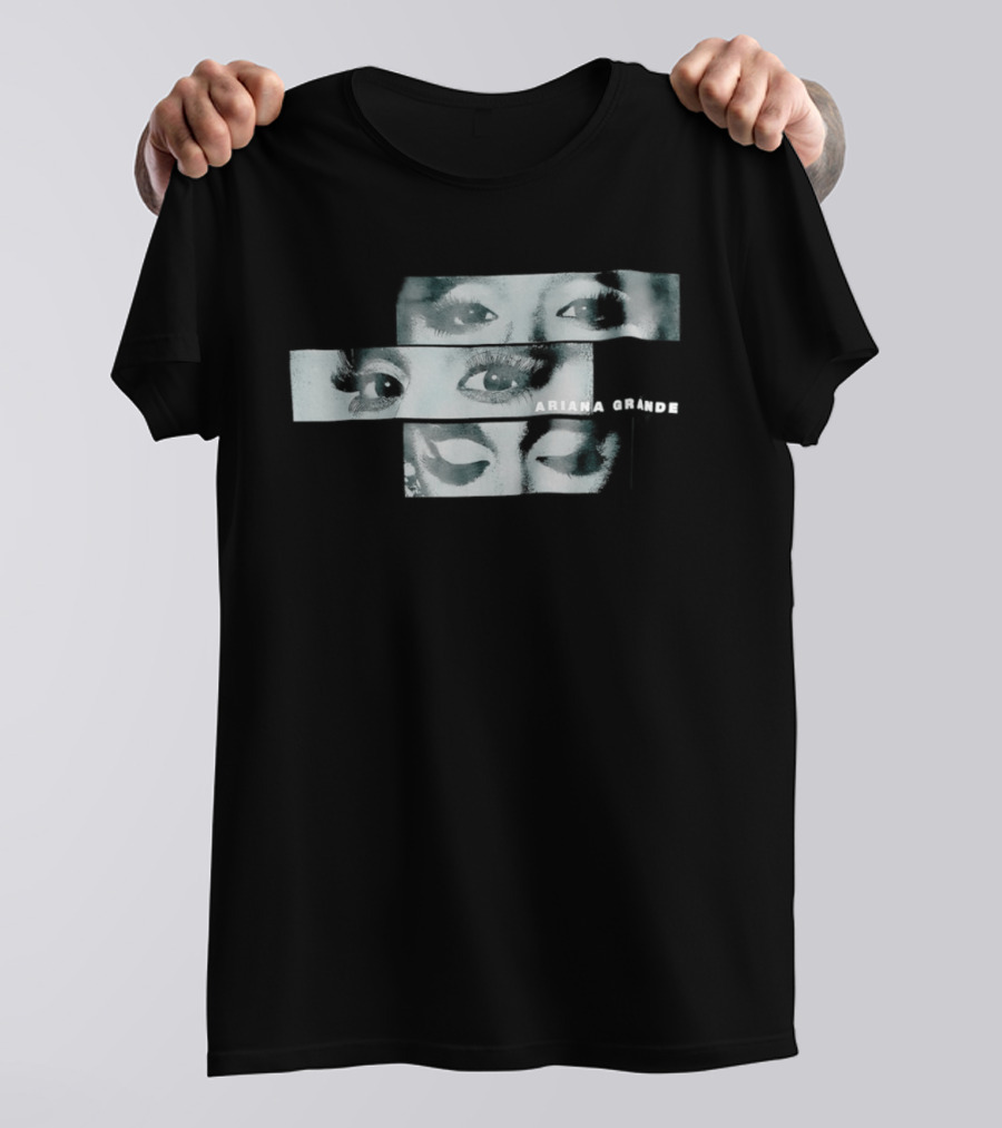 Ariana Grande Eyes Montage Pop Music T-Shirt