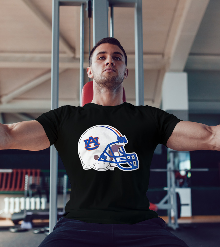 Auburn Tigers Football Helmet AU T-Shirt