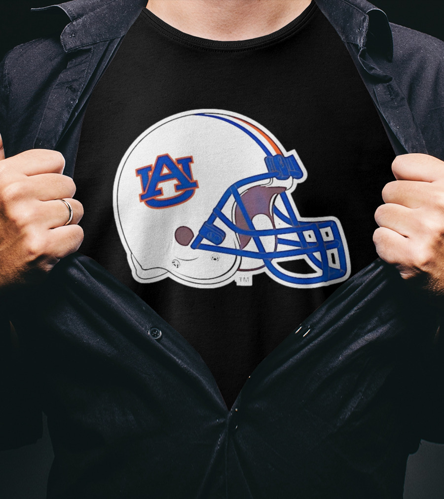 Auburn Tigers Football Helmet AU T-Shirt