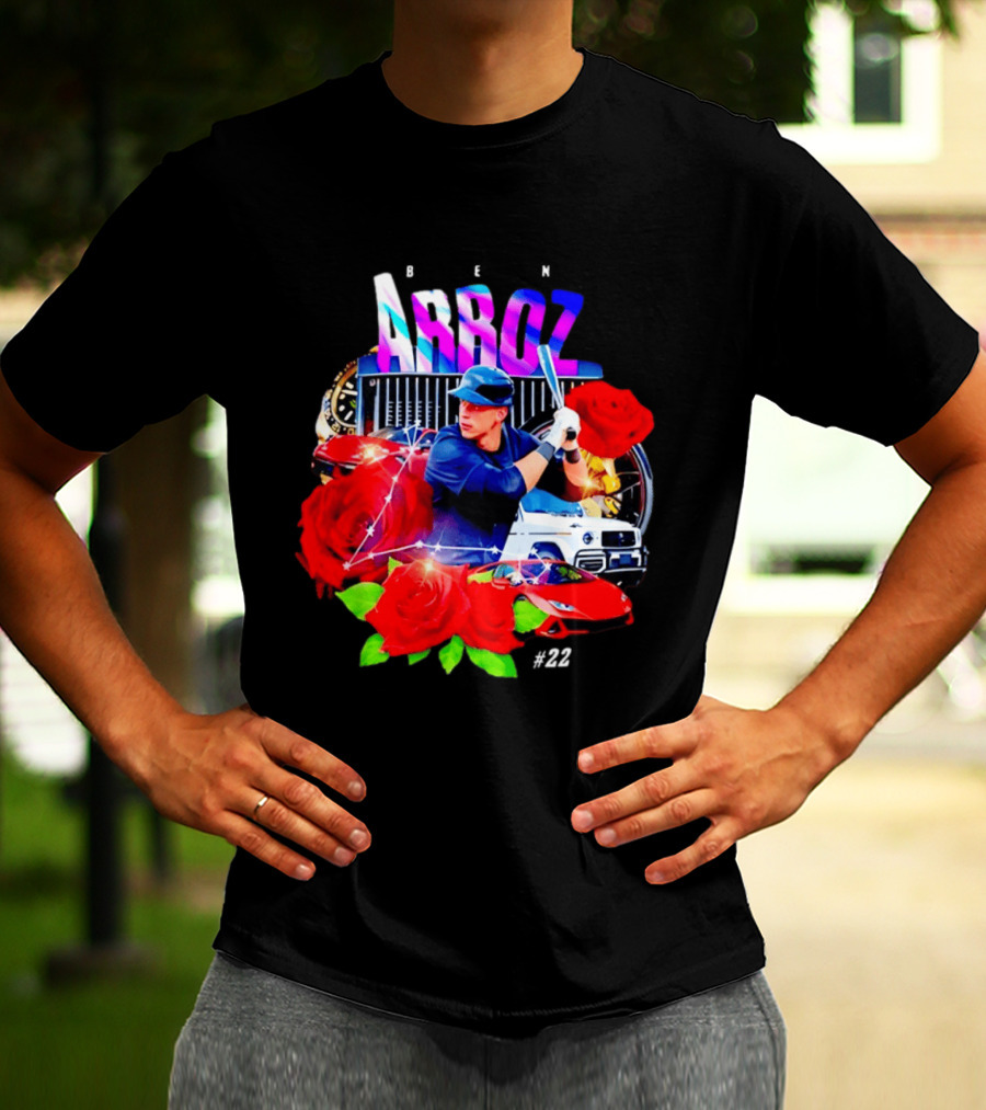 Ben Arroz New York Yankees Aaron Judge MLB 22 Luxury Sports Supercar Rose T-Shirt