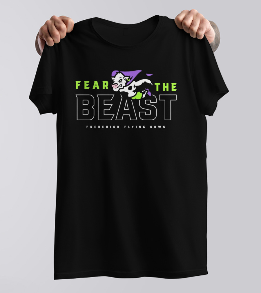Fear The Beast Frederick Flying Cows T-Shirt