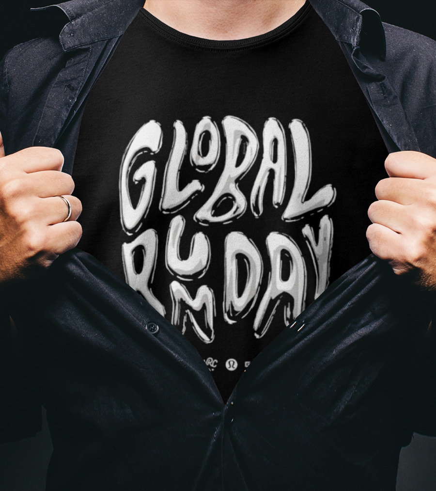 Global Run Day PRS Running Club Lululemon Gunster NRC T-Shirt
