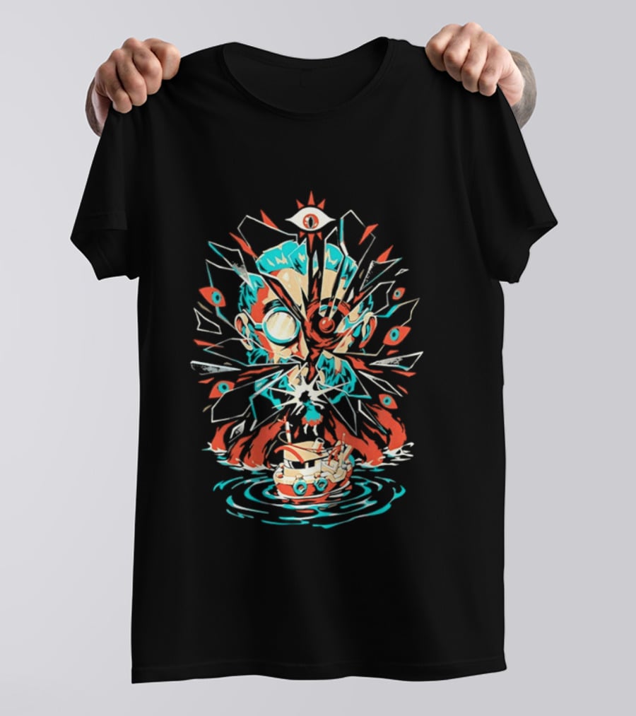 Gronkowski Brady Tampa Bay Buccaneers Lovecraft Cthulhu Surrealist T-Shirt