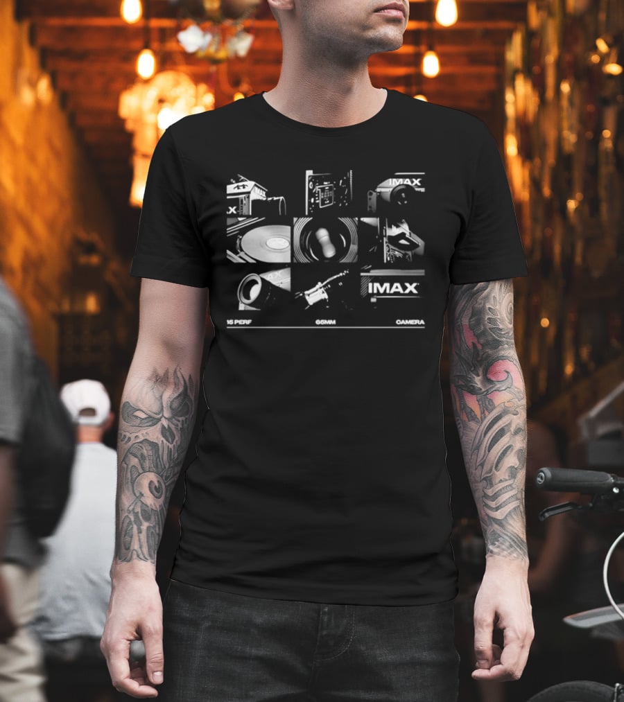 IMAX 15 Perf 65mm Camera Movie Film Technology Cinematography T-Shirt