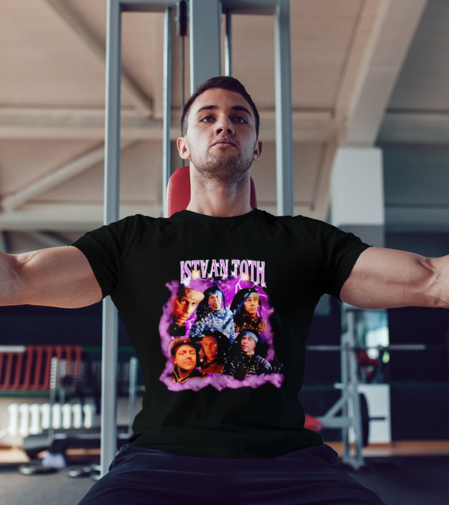 ISTVAN TOTH Lightning Expressions And Artistic Mood Collage T-Shirt