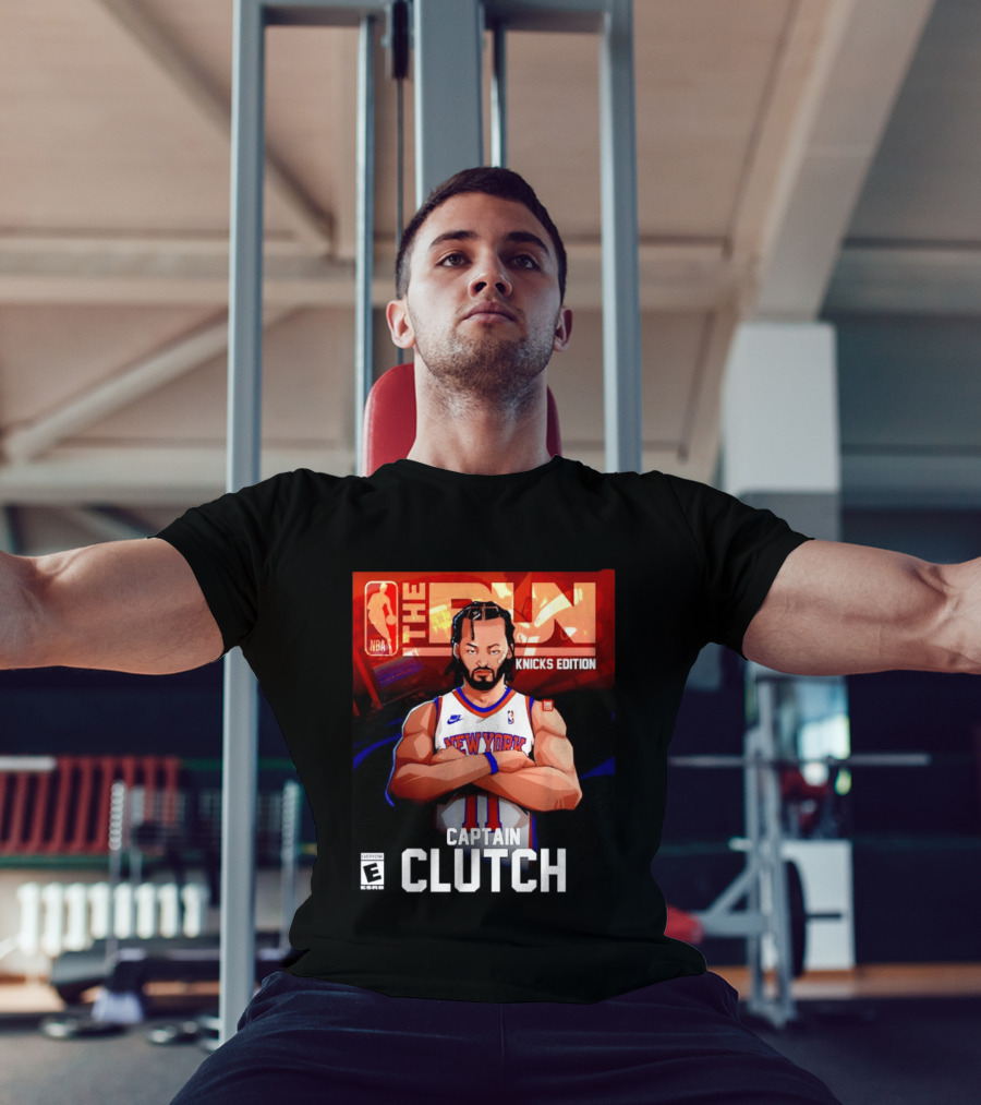 Jalen Brunson New York Knicks Edition The Run Captain Clutch NBA T-Shirt