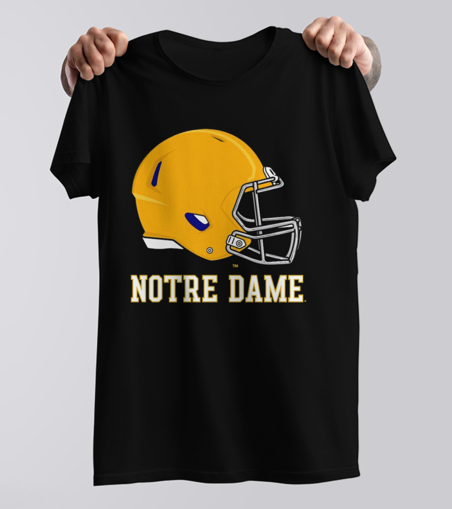Notre Dame Fighting Irish Football Helmet T-Shirt