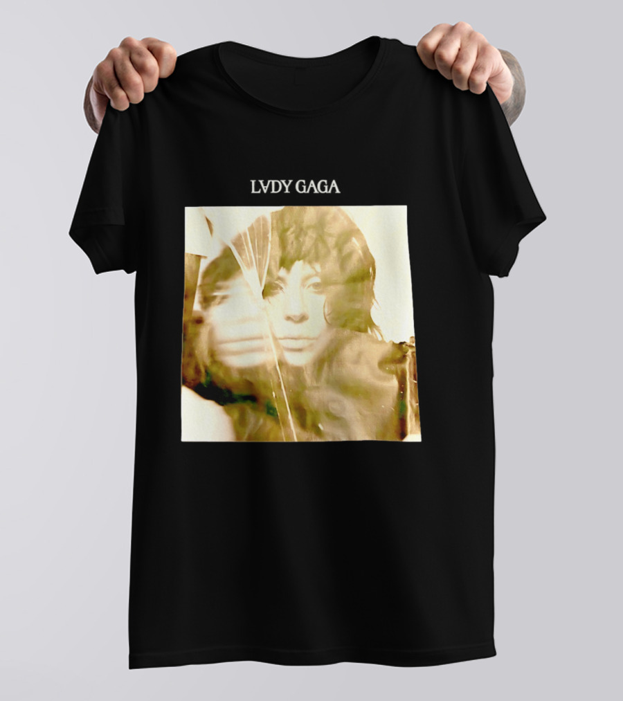 LADY GAGA LVDY Vintage Album Cover T-Shirt