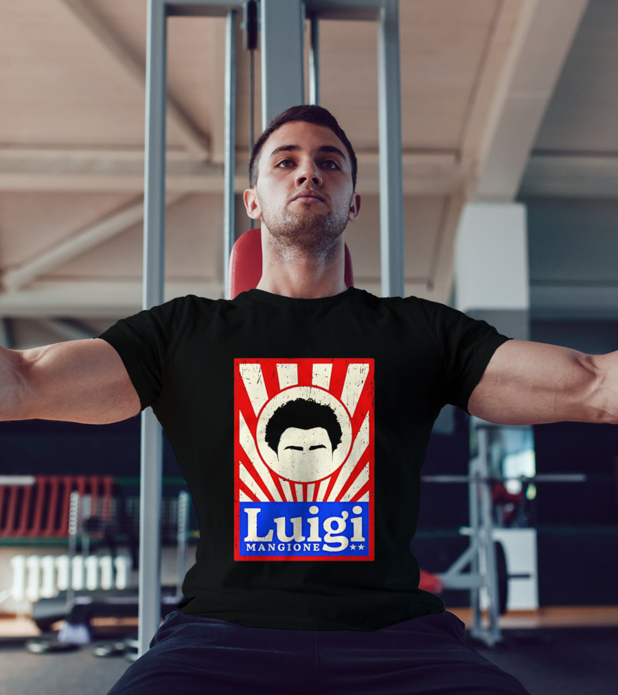Luigi Mangione Red White Blue Campaign T-Shirt