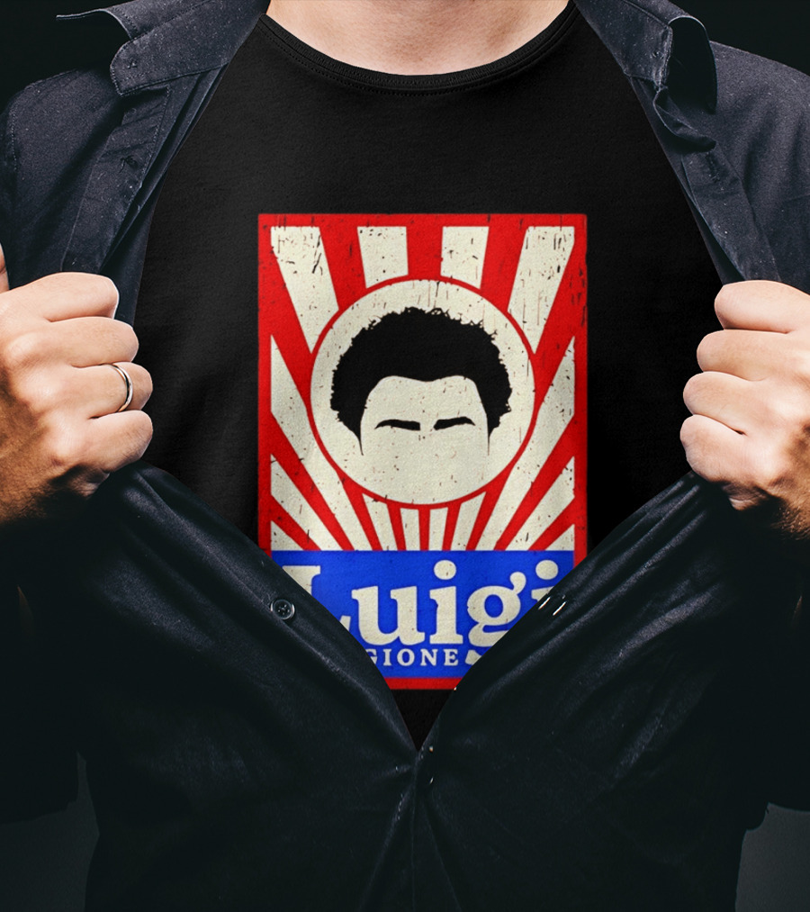 Luigi Mangione Red White Blue Campaign T-Shirt