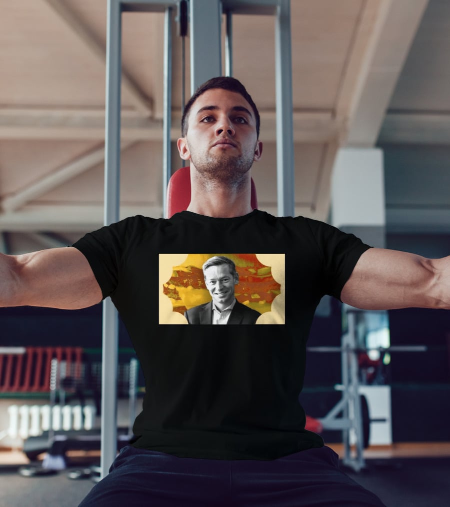 McDonald's CEO Chris Kempczinski Portrait Golden Arch T-Shirt