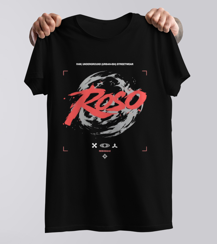 Roso Raw Underground Urbanish Rosoideae Streetwear XOΑ Vrosinox T-Shirt