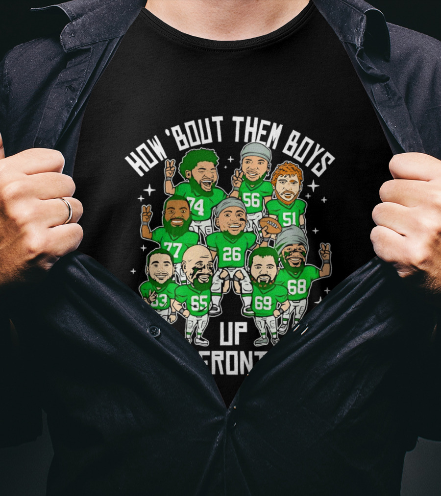 How 'Bout Them Boys 26 Up Front 74 56 51 77 65 69 68 T-Shirt