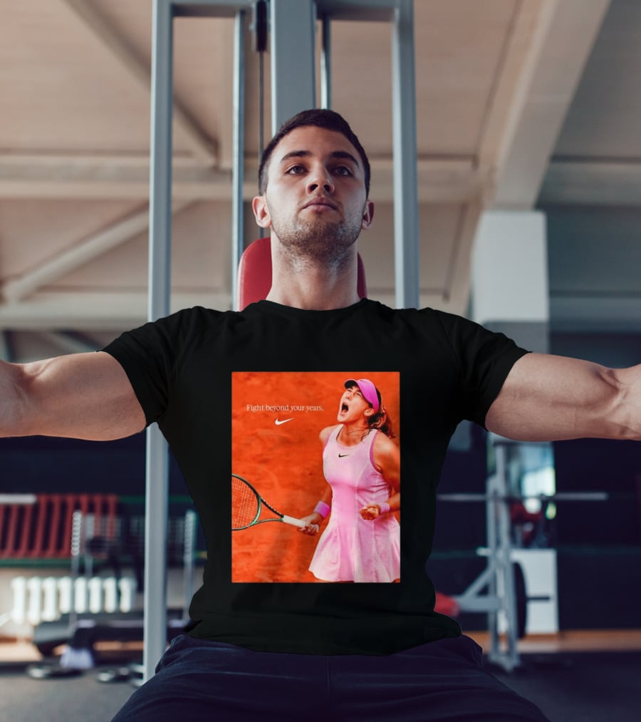 Mirra Andreeva Nike Fight Beyond Your Years Tennis Motivation T-Shirt