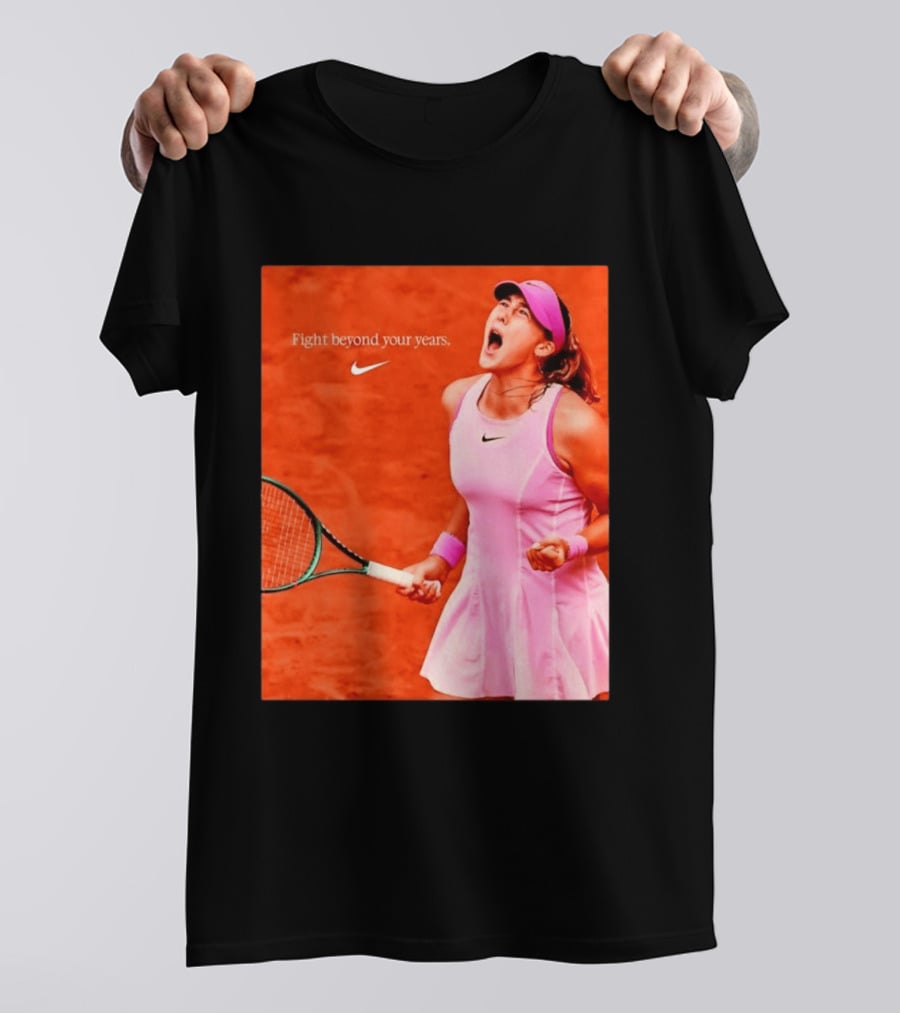 Mirra Andreeva Nike Fight Beyond Your Years Tennis Motivation T-Shirt