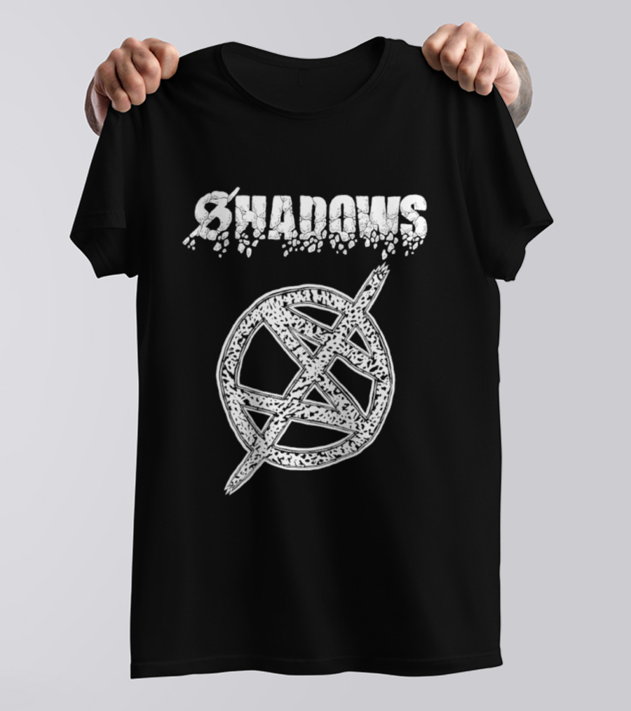 Shadows Anarchy Symbol Grunge T-Shirt