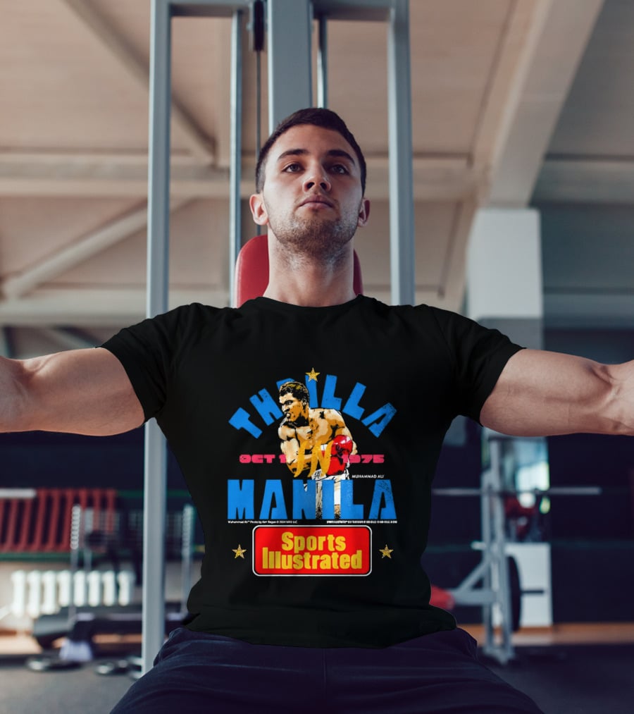 Thrilla In Manila Muhammad Ali Sports Illustrated October 1 1975 T-Shirt