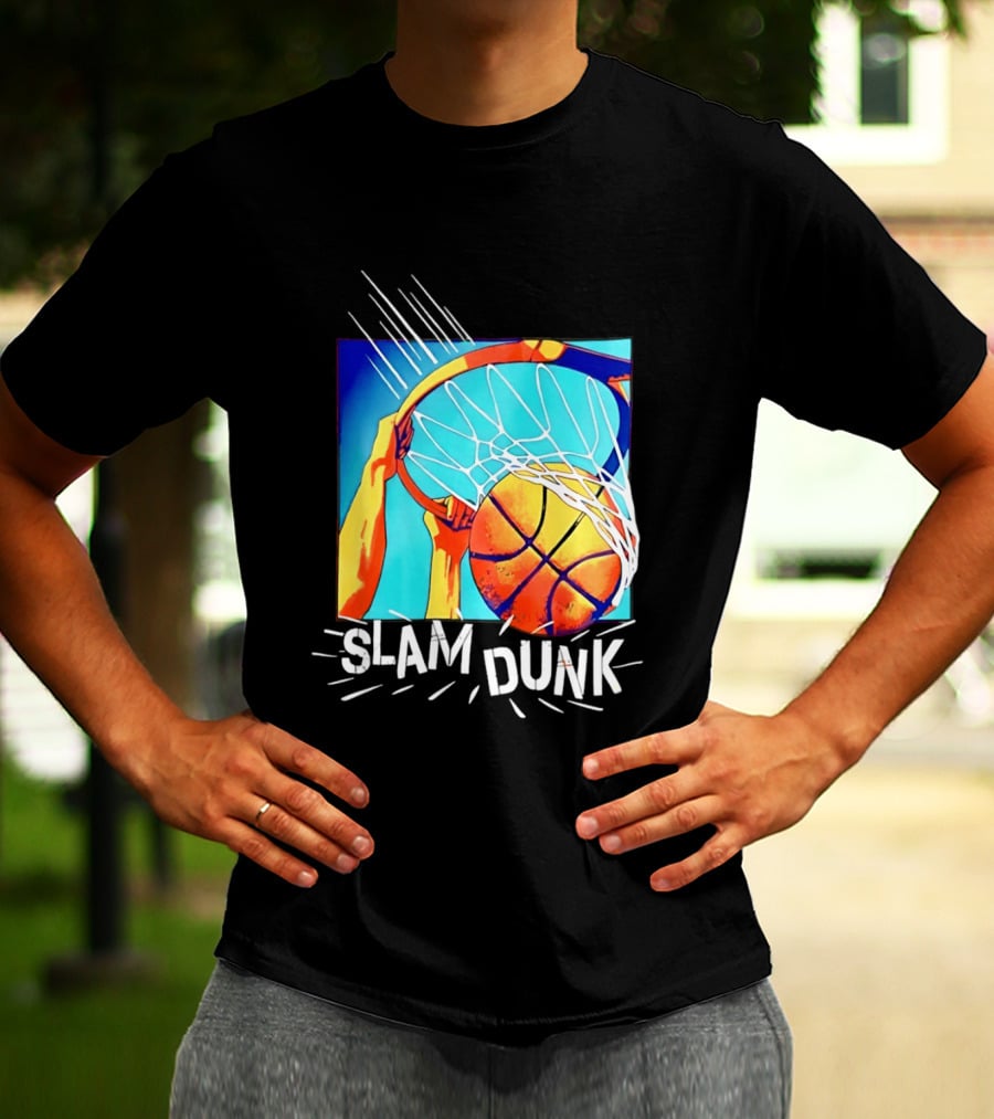 Slam Dunk Basketball Children's Place Hoop Action Kids T-Shirt