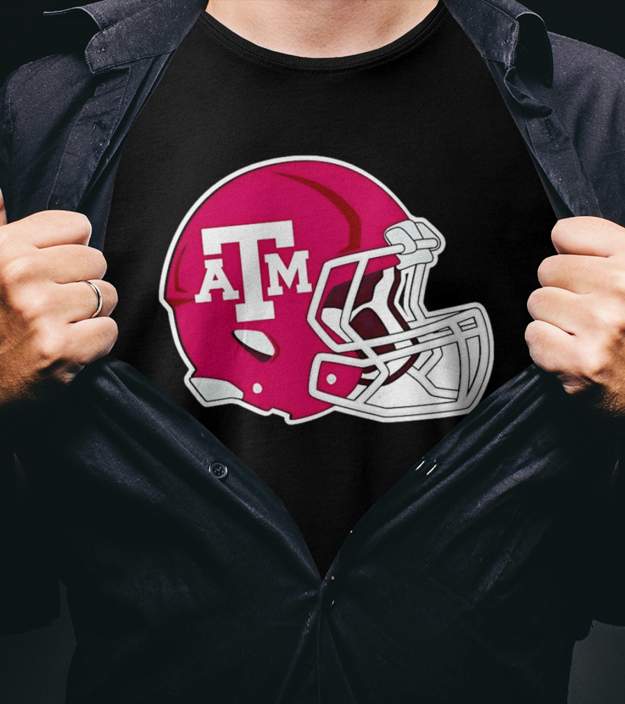 Texas A&M Aggies Football Helmet Fan Gear T-Shirt