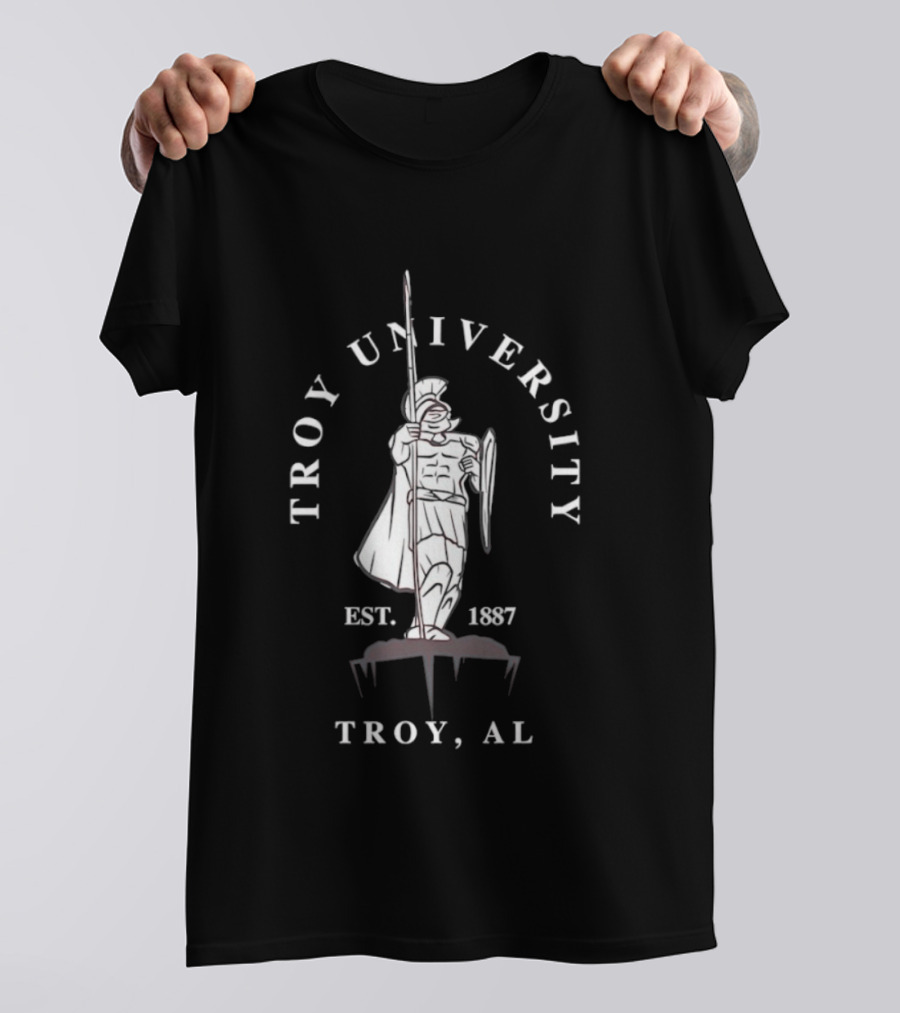 Troy University Trojan Warrior Est 1887 Troy AL T-Shirt