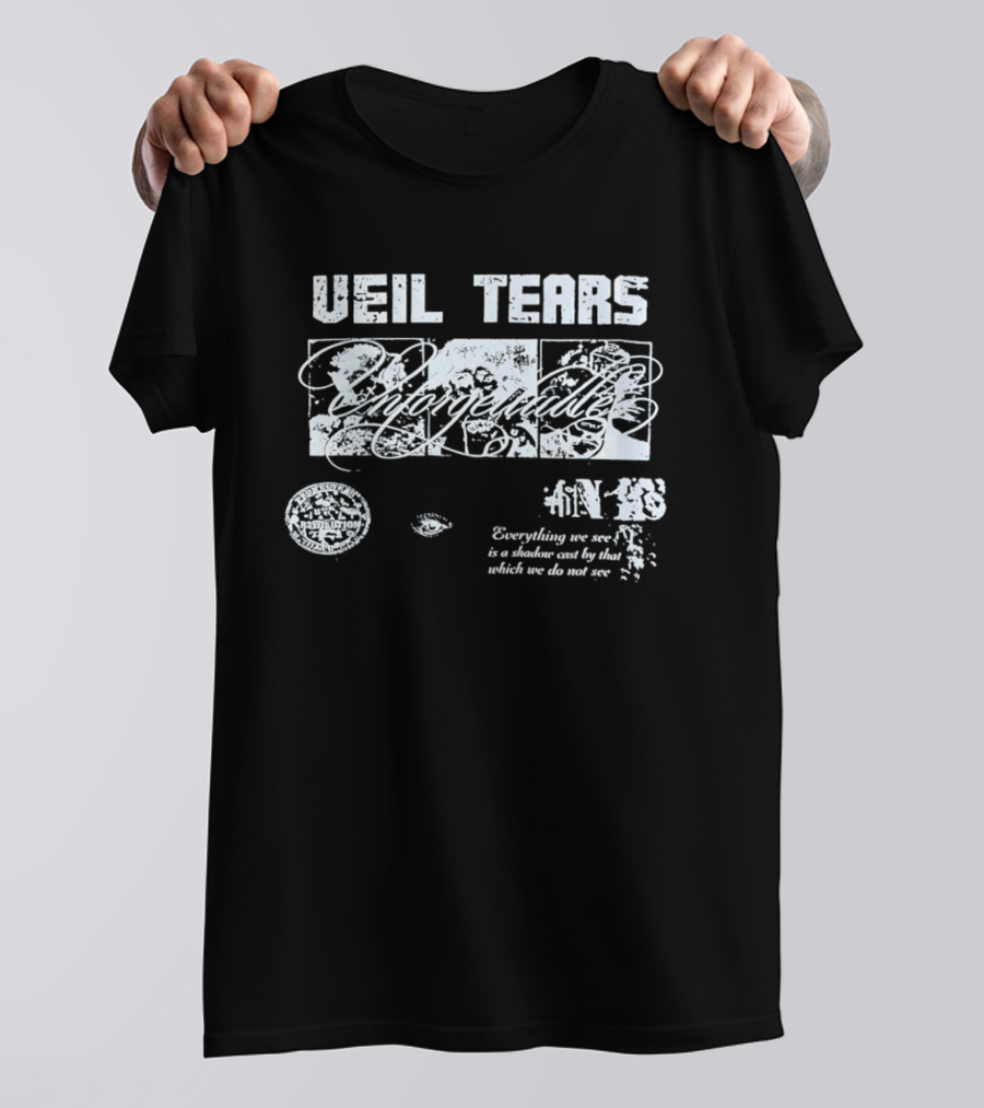 Veil Tears Unforgettable Everything We See Is A Shadow Cast By That Which We Do Not See T-Shirt