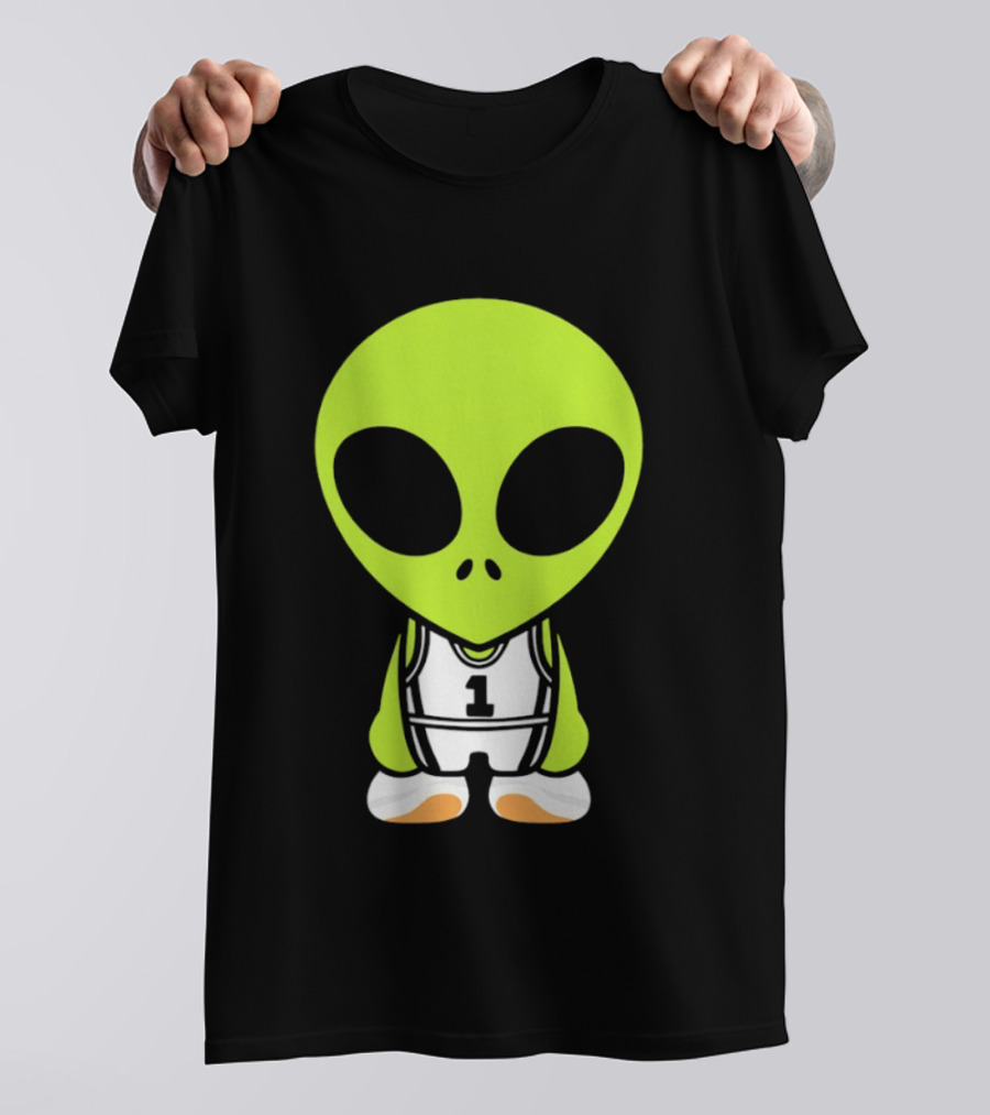 Victor Wembanyama San Antonio Spurs NBA Alien Player Number 1 Basketball T-Shirt