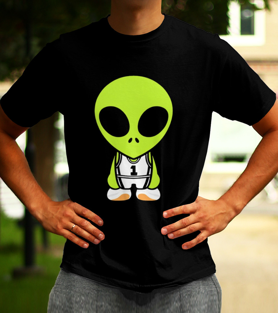 Victor Wembanyama San Antonio Spurs NBA Alien Player Number 1 Basketball T-Shirt