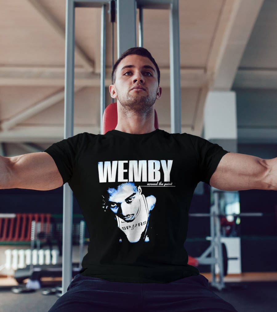 Wemby Around The Point Victor Wembanyama NBA 2026 San Antonio Spurs T-Shirt