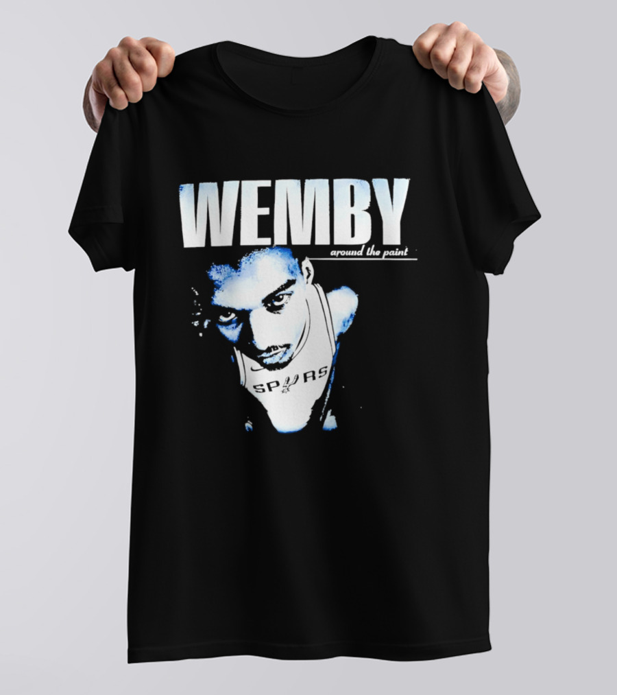 Wemby Around The Point Victor Wembanyama NBA 2026 San Antonio Spurs T-Shirt