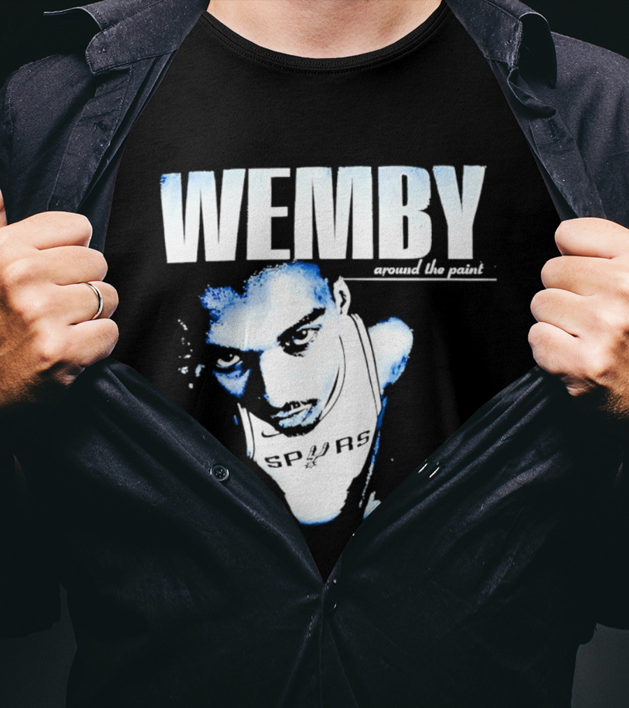 Wemby Around The Point Victor Wembanyama NBA 2026 San Antonio Spurs T-Shirt