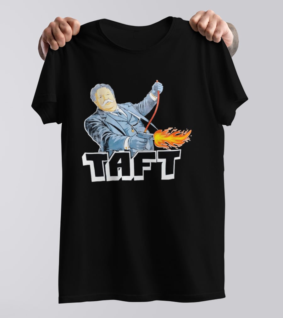 William Howard Taft Wild West Gunfire Embrace T-Shirt
