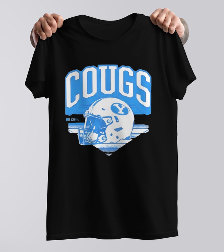 BYU Cougars Football Helmet Gameday Spirit T-Shirt