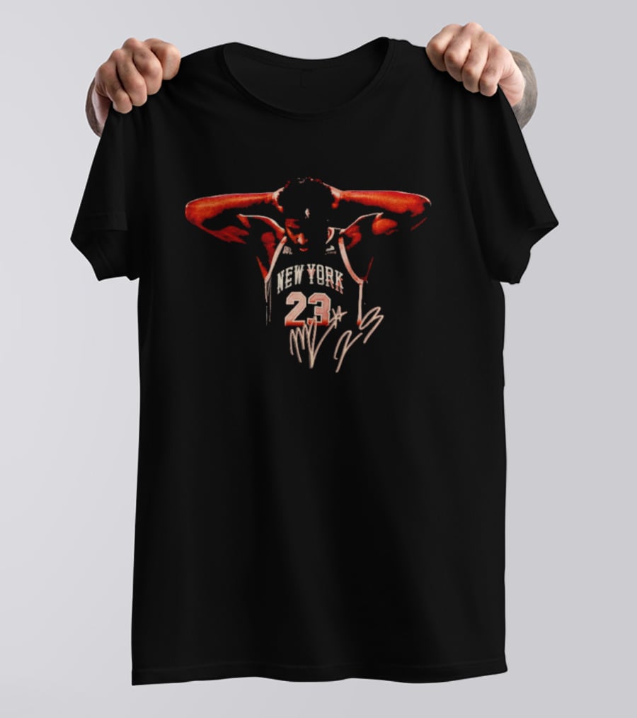 New York Knicks 23 Jersey Basketball Player T-Shirt