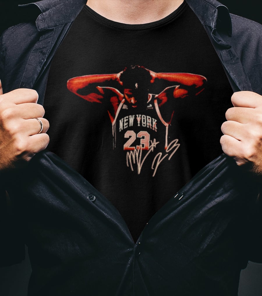 New York Knicks 23 Jersey Basketball Player T-Shirt