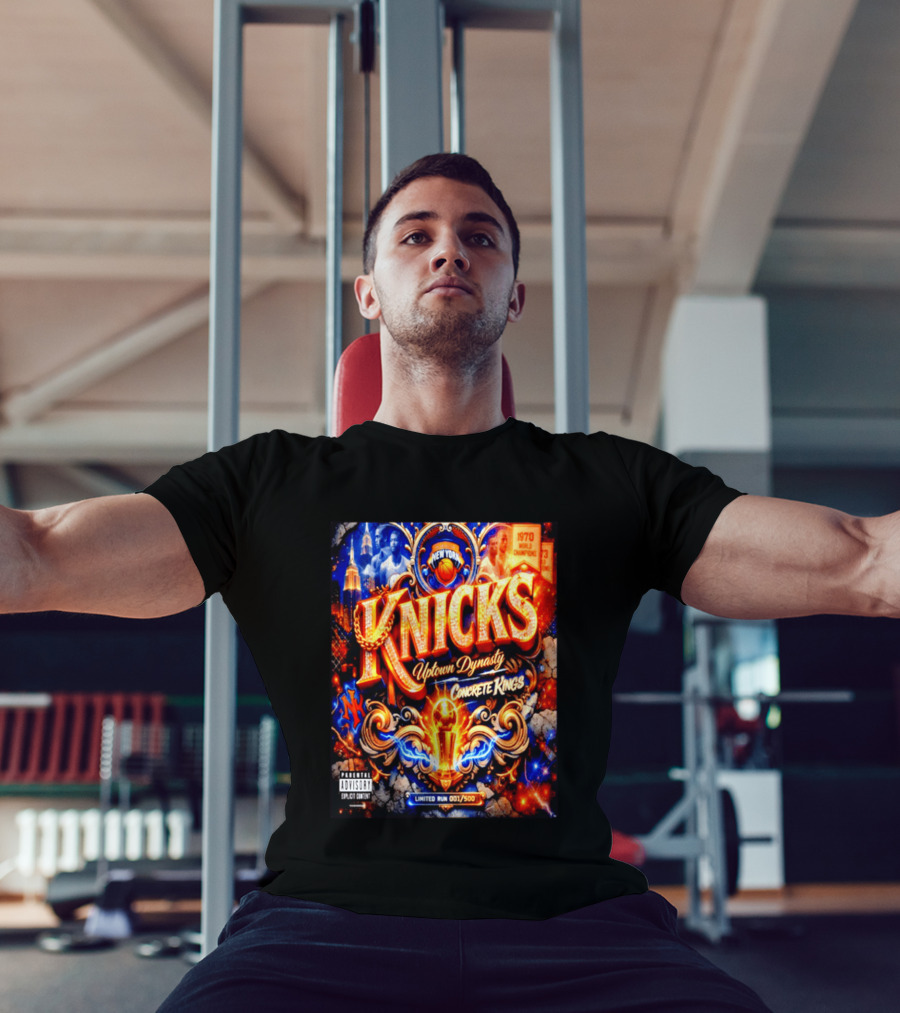 New York Knicks Uptown Dynasty Concrete Kings 1970 World Champions Limited Run T-Shirt