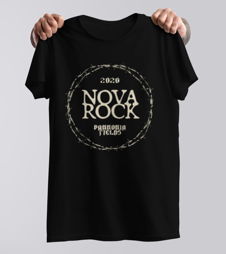 Nova Rock 2026 Festival Barbed Wire Two Sides T-Shirt