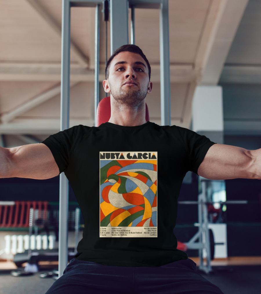 Nubya Garcia 2026 Brazil Tour Manouche Jazz Blues Festival Rio São Paulo Curitiba T-Shirt