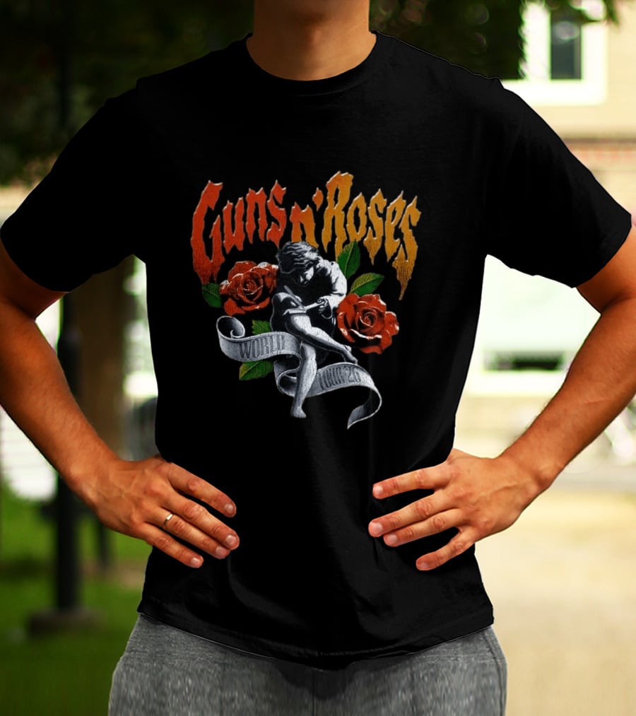 Guns N Roses World Tour 2026 Exclusive Dates T-Shirt