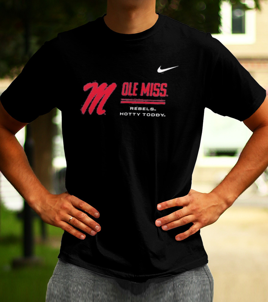 Nike Ole Miss Rebels Hotty Toddy Velocity M T-Shirt