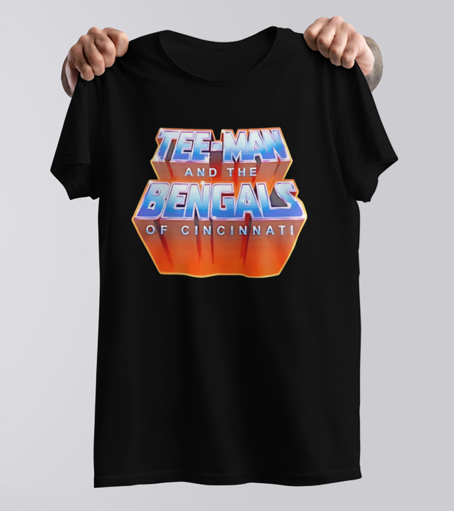 Tee Man And The Bengals Of Cincinnati T-Shirt