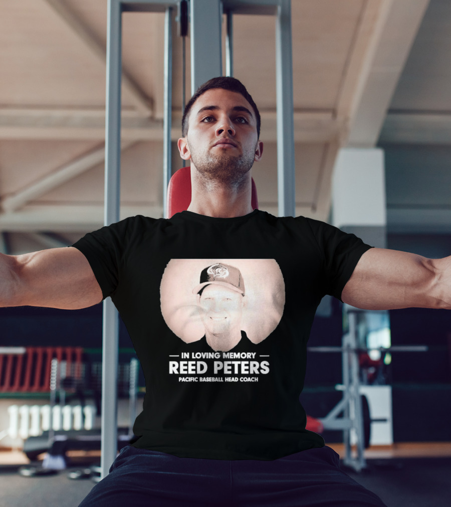 In Loving Memory Reed Peters Pacific Baseball Head Coach Panthers Cap T-Shirt