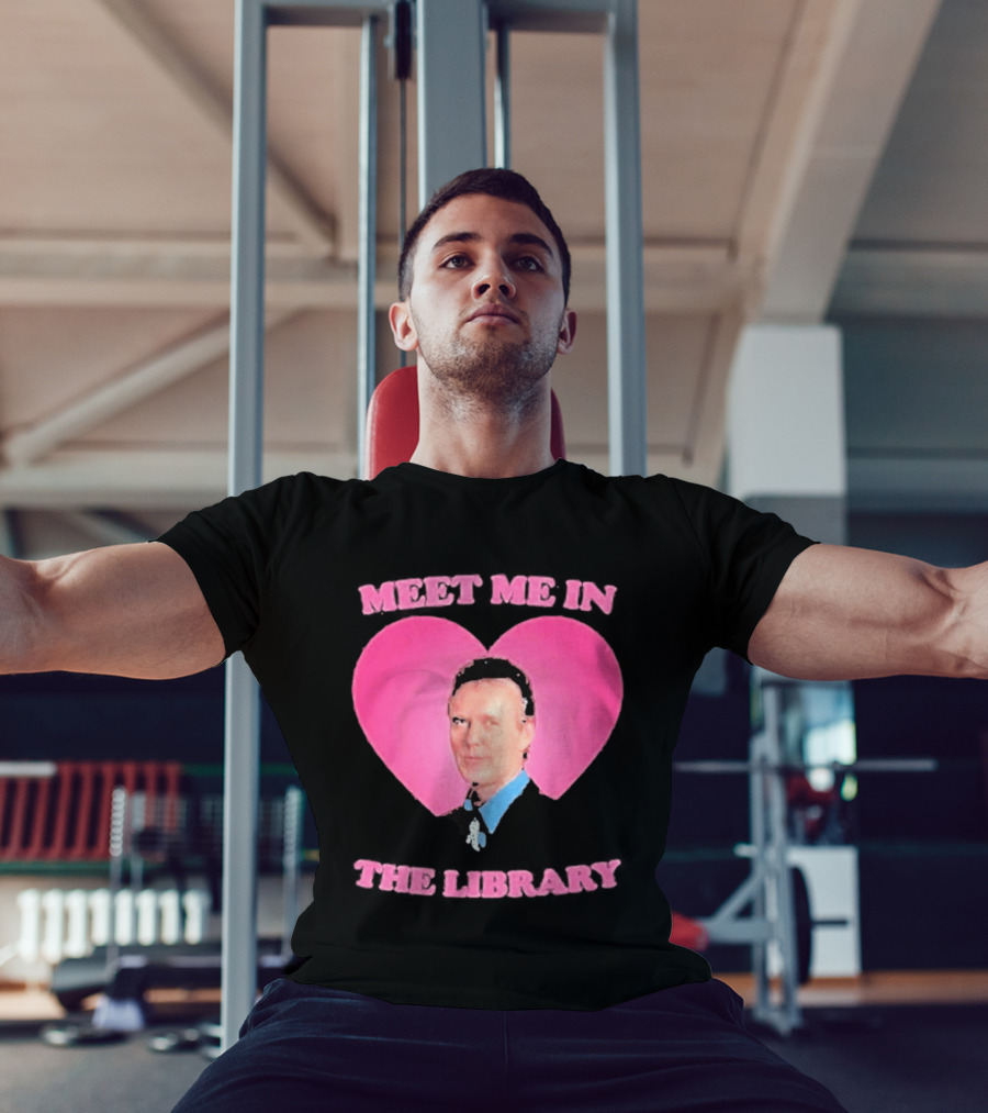 Meet Me In The Library Pink Heart Anthony Head Rupert Giles 2026 T-Shirt