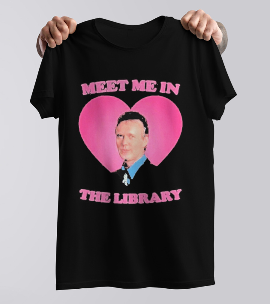 Meet Me In The Library Pink Heart Anthony Head Rupert Giles 2026 T-Shirt
