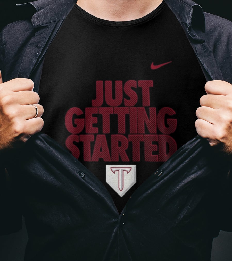Nike Troy Trojans Just Getting Started T-Shirt