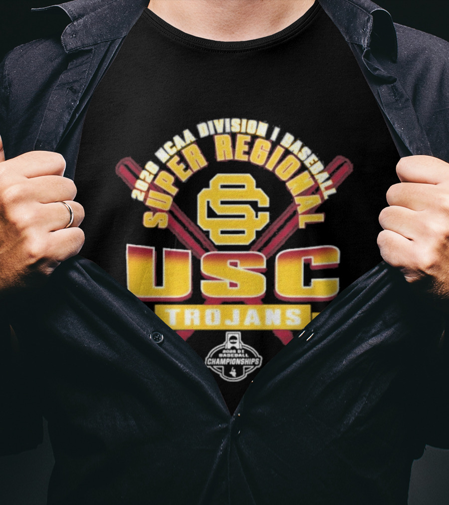 USC Trojans 2026 NCAA Division 1 Baseball Super Regional T-Shirt