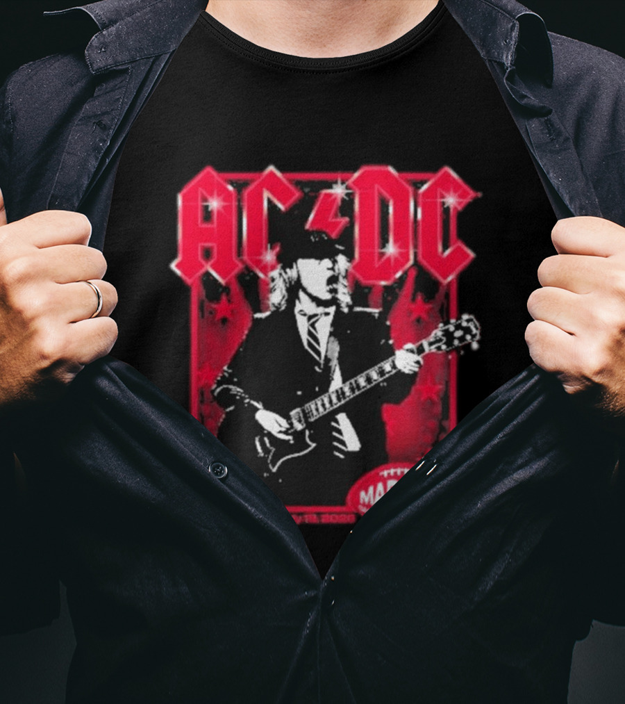 ACDC Madison Camp Randall Stadium Pwr Up Tour T-Shirt