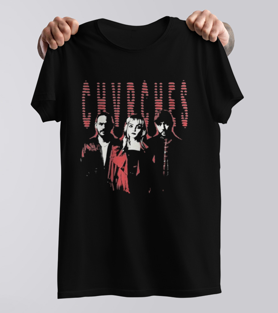 CHVRCHES Band Member Red T-Shirt