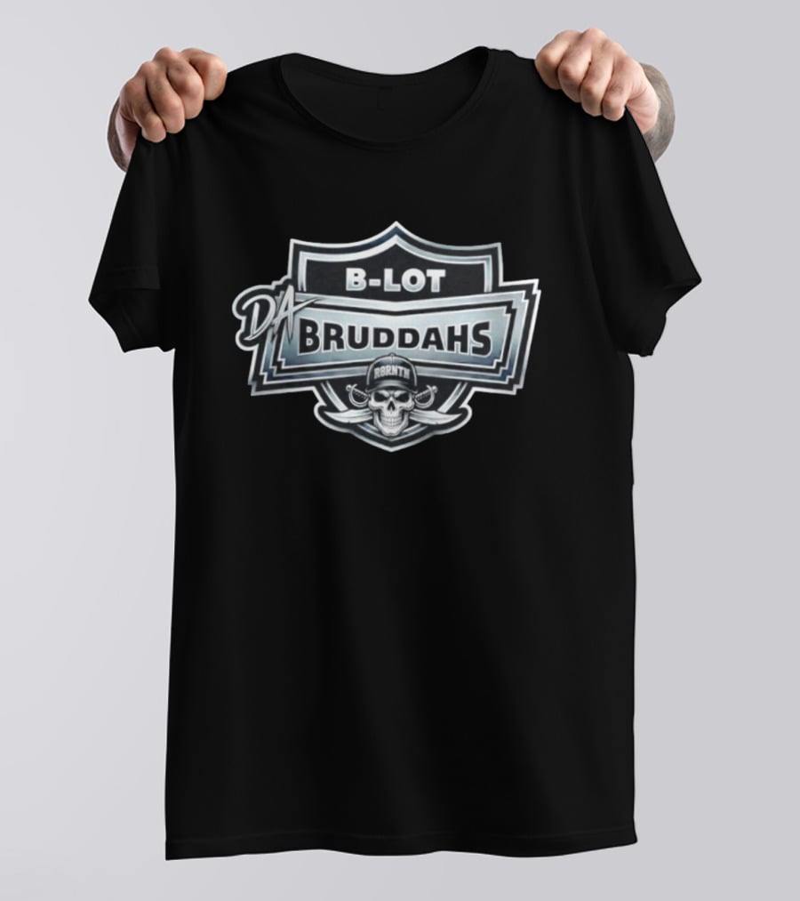 B Lot Da Bruddahs R8rntn Skull T-Shirt