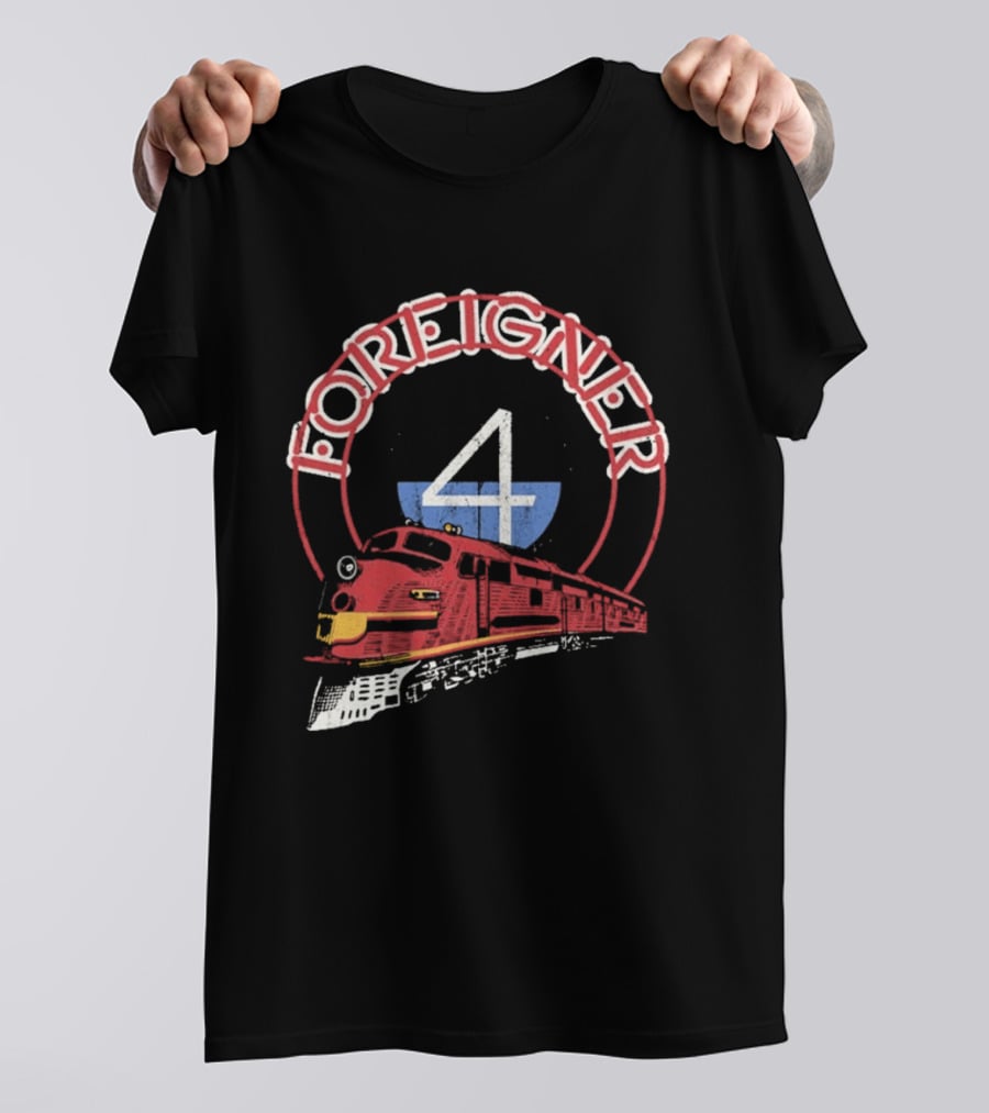 Foreigner 4 Train Red T-Shirt