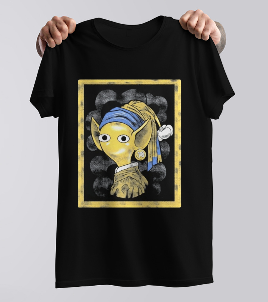 Girl With A Pellet Earring Alien Number 10 T-Shirt